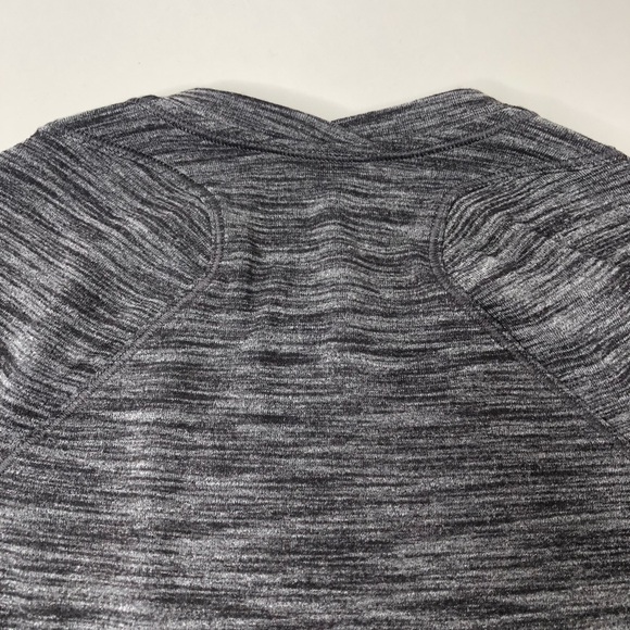 LULULEMON Runderful Grey Heathered Black Pocket Long Sleeve Active Top SIZE 4 - Picture 9 of 16